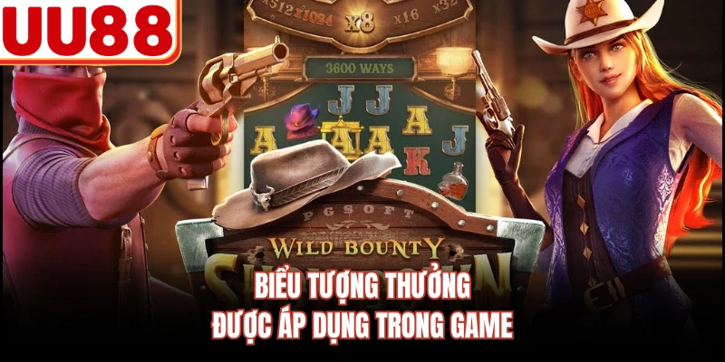 Biểu tượng thưởng được áp dụng trong game