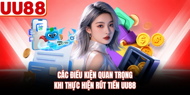 Các điều kiện quan trọng khi thực hiện rút tiền UU88