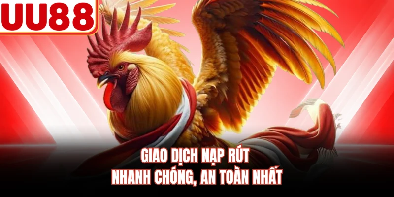 Giao dịch nạp rút nhanh chóng, an toàn nhất