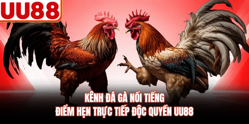Kênh Đá Gà Nổi Tiếng - Điểm Hẹn Trực Tiếp Độc Quyền UU88